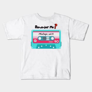 Cassette Remember Me? Music Is Life Kids T-Shirt